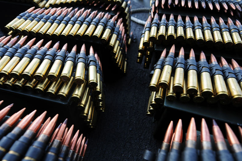 image of boxes of .50 caliber rounds